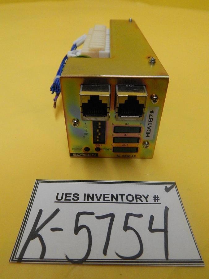 Used DNS Dainippon Screen SL-2250-LC Network Communication Module Working Surplus