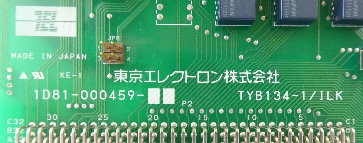 Used TEL Tokyo Electron 1D81-000459-17 Interface PCB Card TYB134-1/ILK Working Spare
