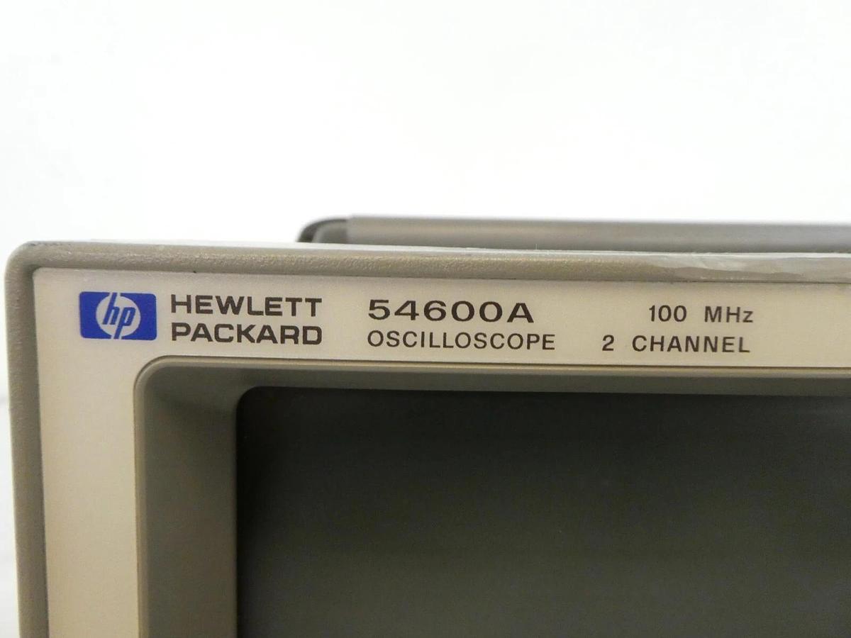Used HP Hewlett-Packard 54600A 2-Channel Oscilloscope with 54652A Interface Working