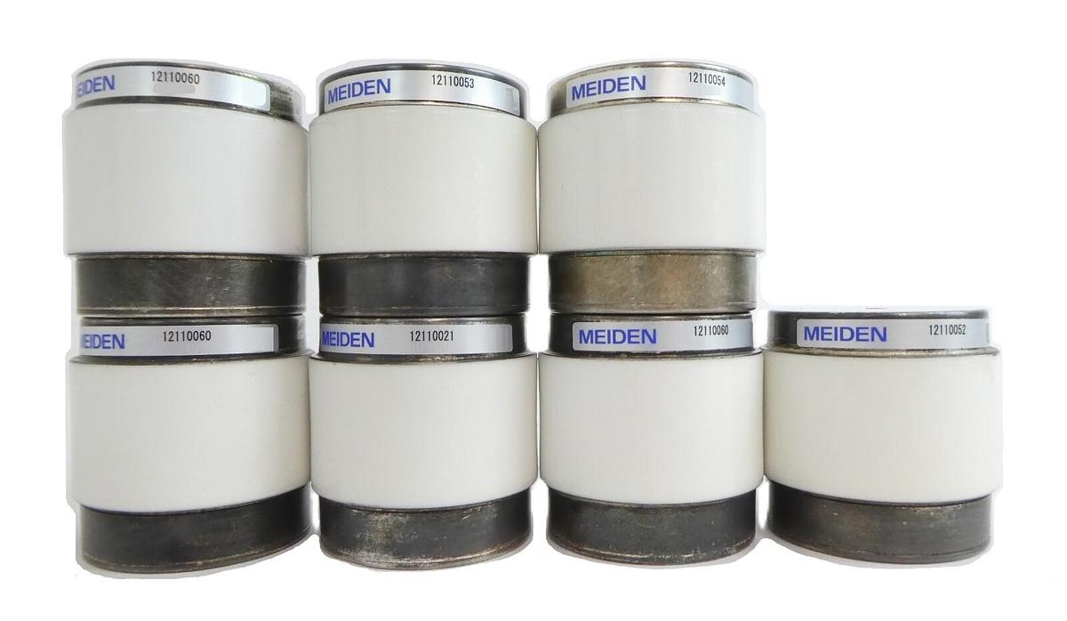 Used Meiden 12110060 12110052 Vacuum Variable Capacitor VP Series Lot of 7 Working