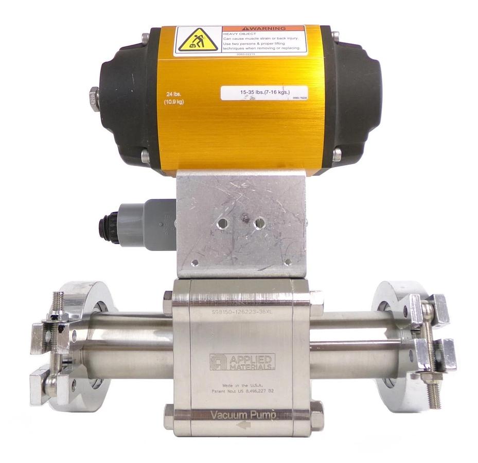 Used A&N Corporation 0190-53731 Vacuum Pump Valve AMAT Applied Materials Working
