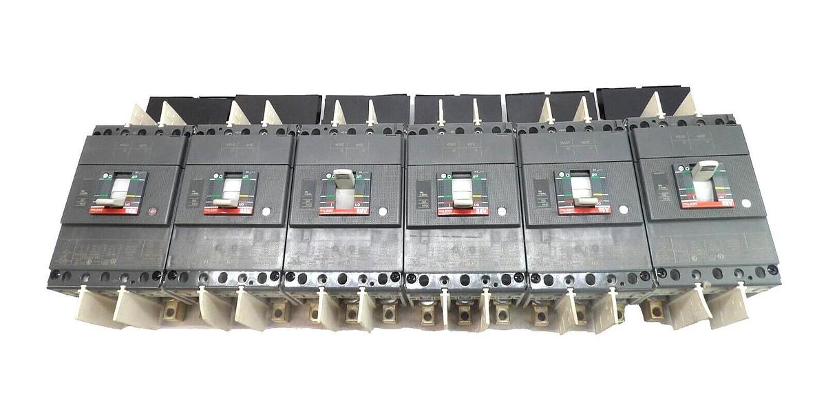 Used ABB SACE TmaxXT4N 250 3-Pole Circuit Breaker XT4N 250 Reseller Lot of 6 Working
