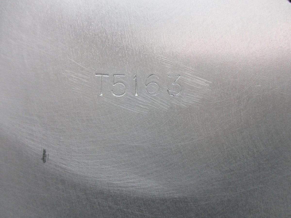 Used TEL Tokyo Electron Bell Jar Blank Off Plate 11.94" MRC Stainless Steel Working