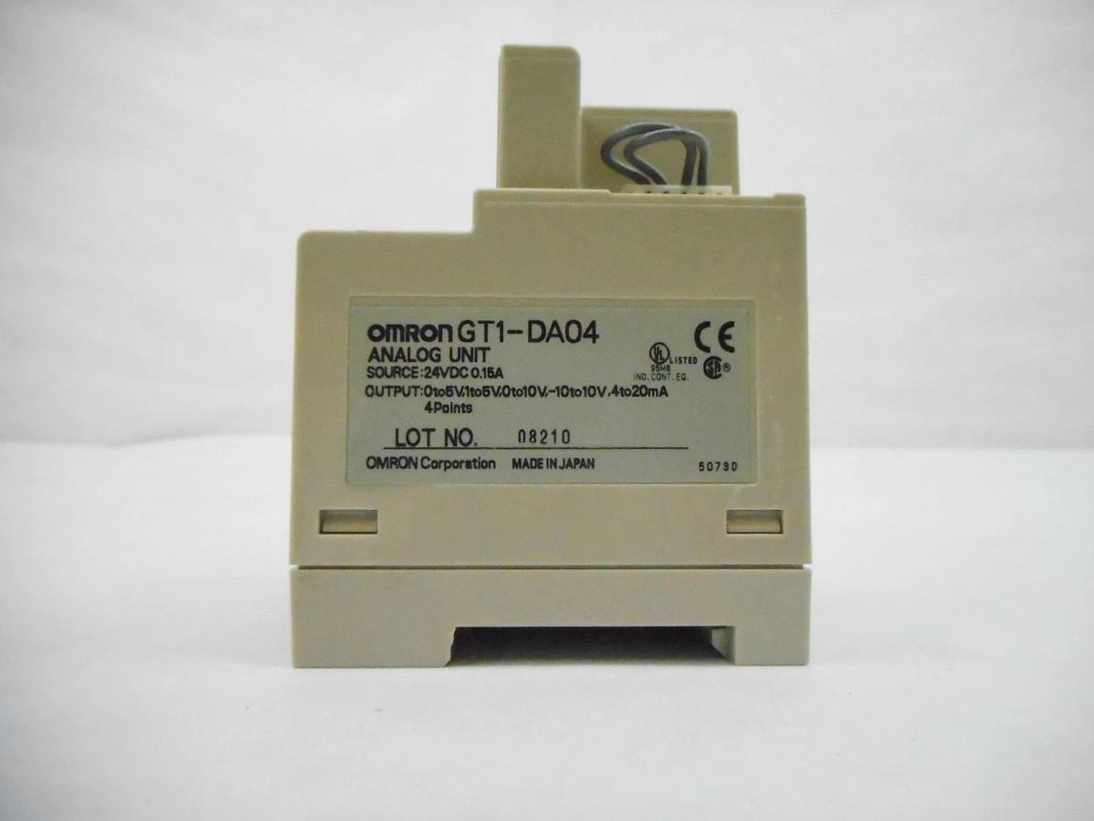 Used Omron GT1-DA04 Analog Unit PLC Module Reseller Lot of 4 Used Working
