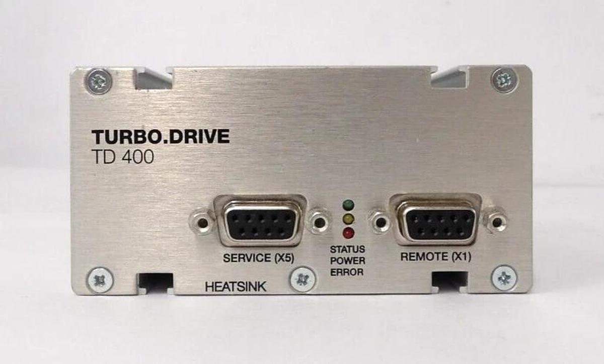 Used TD400 Leybold 800073V0002 Turbomolecular Pump Controller TURBO.DRIVE 400 Working