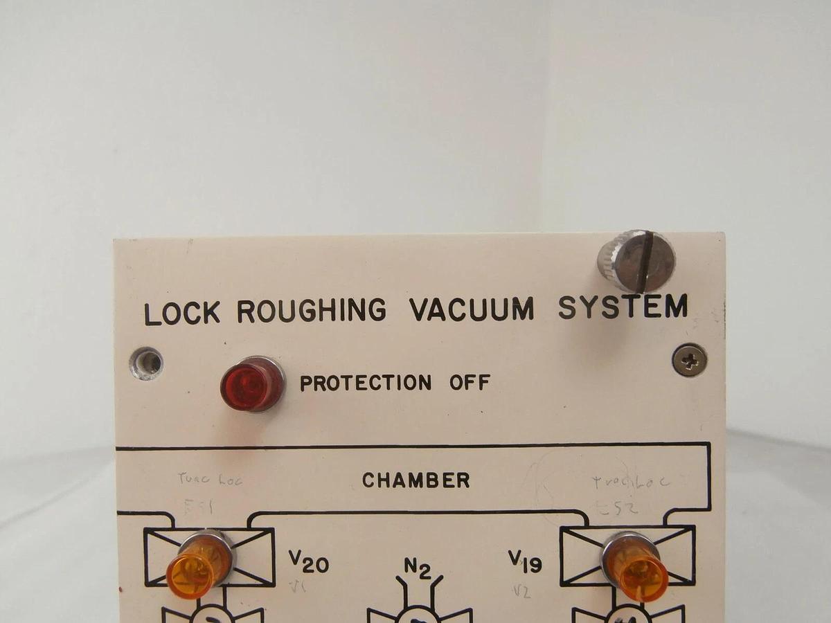 Used Varian Semiconductor H0409-1 Lock Roughing Vacuum System H0409001 Panel Working