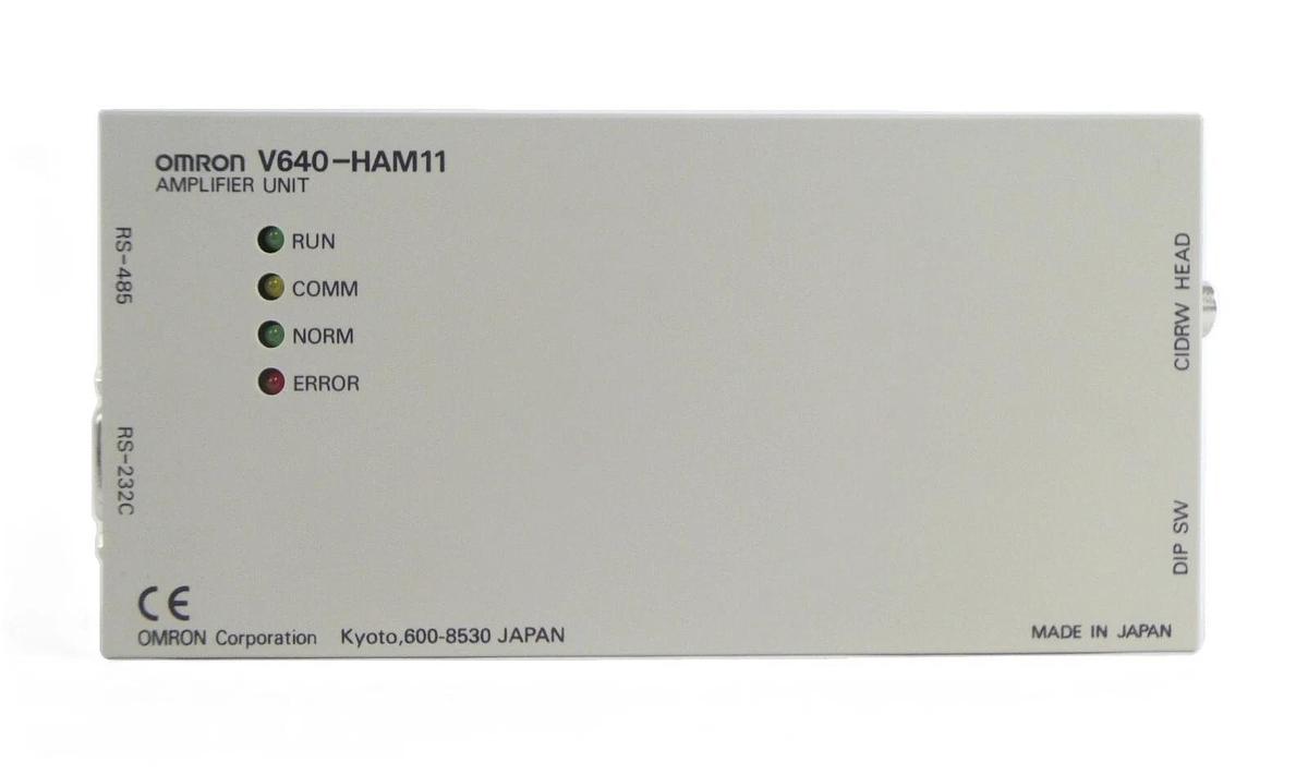 Omron V640-HAM11-V4 Amplifier Unit Assembly V640 Series Working Surplus