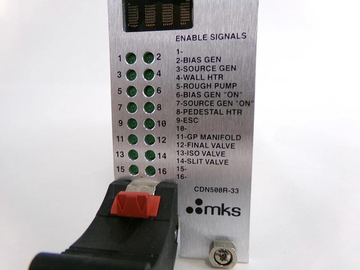 Used MKS Instruments AS01500-33 Etch Axiom Interlock Module PCB Card 0190-37785