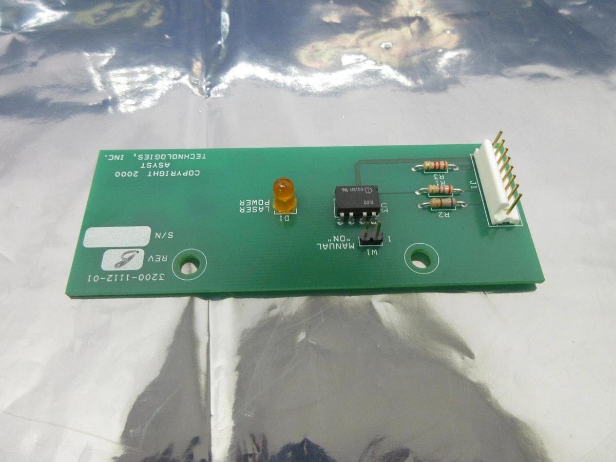 Used Asyst Technologies 3200-1112-01 Interface Board PCB Used Working