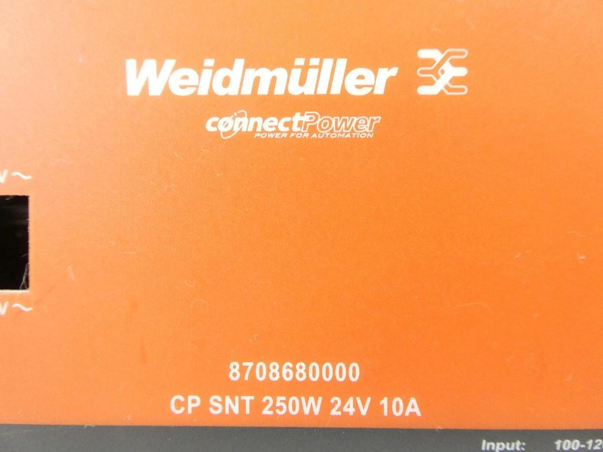 Used Weidmuller 8708680000 Power Supply AMAT Wafer Loader/Unloader Working Surplus