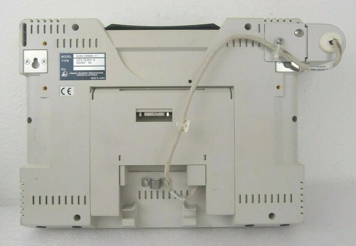 Used JAE Japan Aviation Electronics E249-000001-11 Hand Display UT3-TLN21-A Working