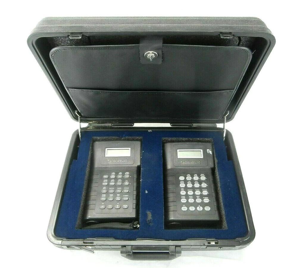 Used Solomat MPM 4100 Environmental Monitoring System Set of 2 w/Probes P327E 355RHB