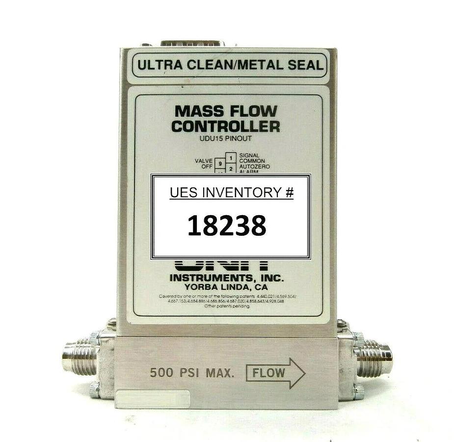 Used UNIT Instruments UFC-8160 Mass Flow Controller MFC 200 SCCM HCl Working Spare