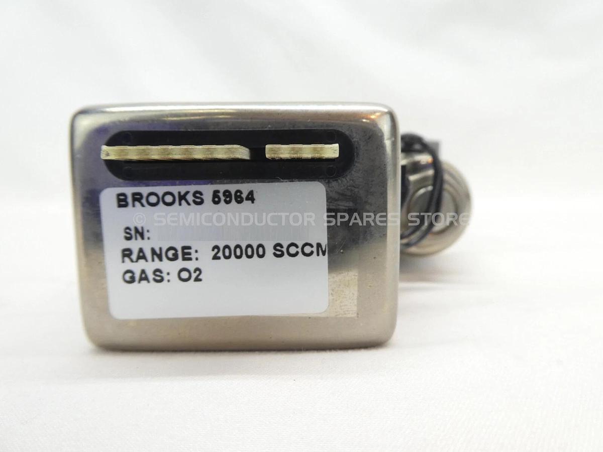 Refurbished Brooks 5964 Mass Flow Controller MFC 20000 SCCM O2 Lot of 2 OEM Refurbished