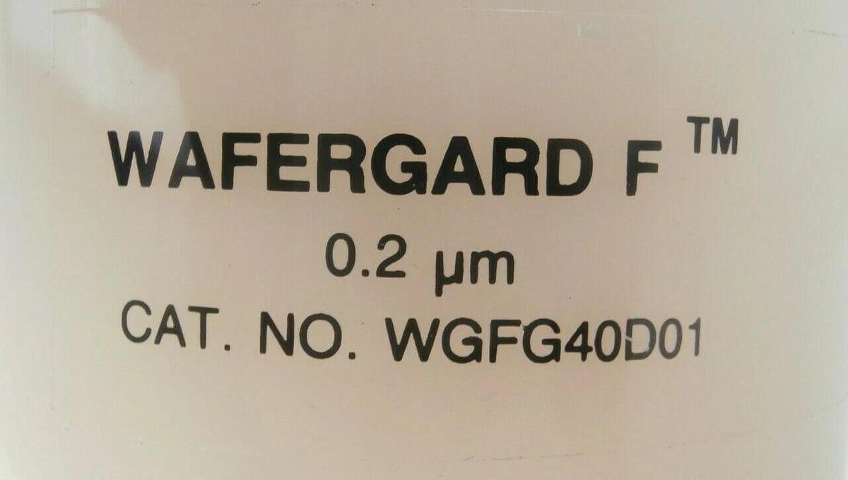 Millipore WGFG40D01 Disposable Filter WAFERGARD F-40 Lot of 2 New Surplus