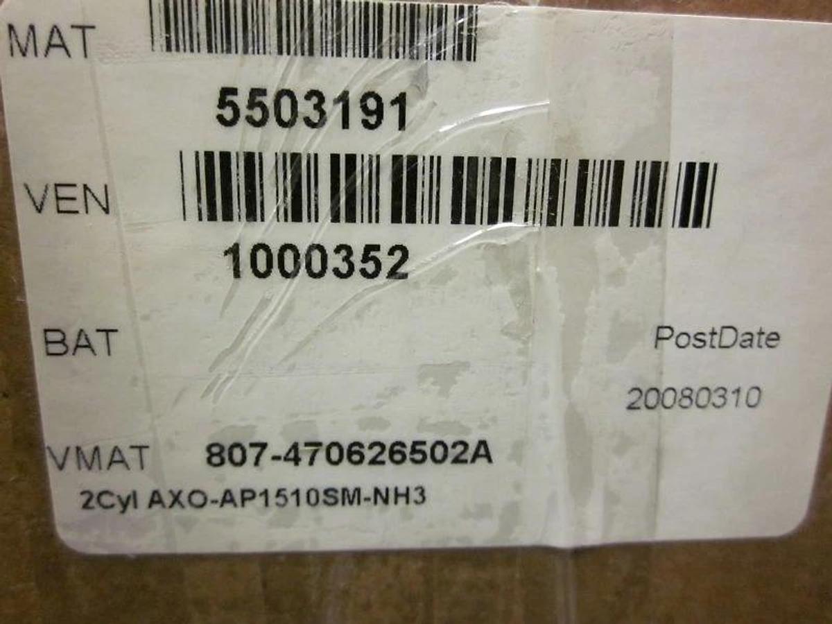 Air Products 214469 2Cyl Manifold AXO-AP1510SM-NH3 807-470626502A New Surplus