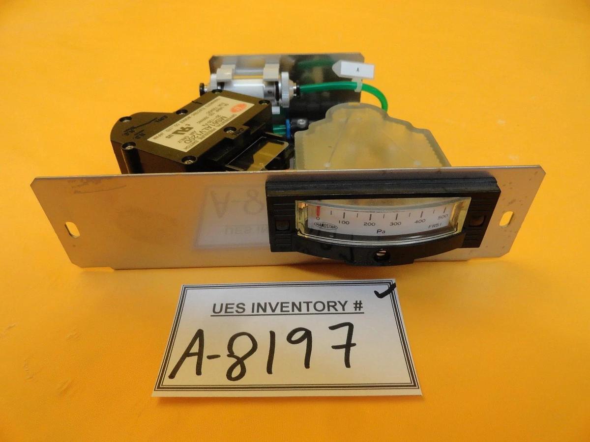 Used Yamamoto MS61ALV120D Pressure Switch Assembly Manostar FR51 TEL Lithius Used