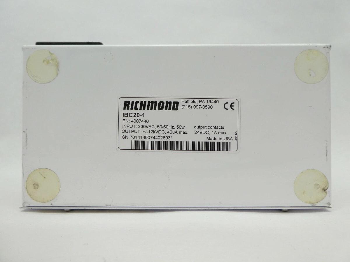 Used Richmond Technology 4007440 IBC Intelligent Balance Controller IBC20-1 Working