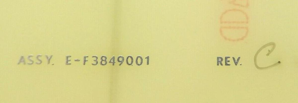 Used Varian Semiconductor VSEA E-F3849001 Isolation Interlock PCB Rev. C Working