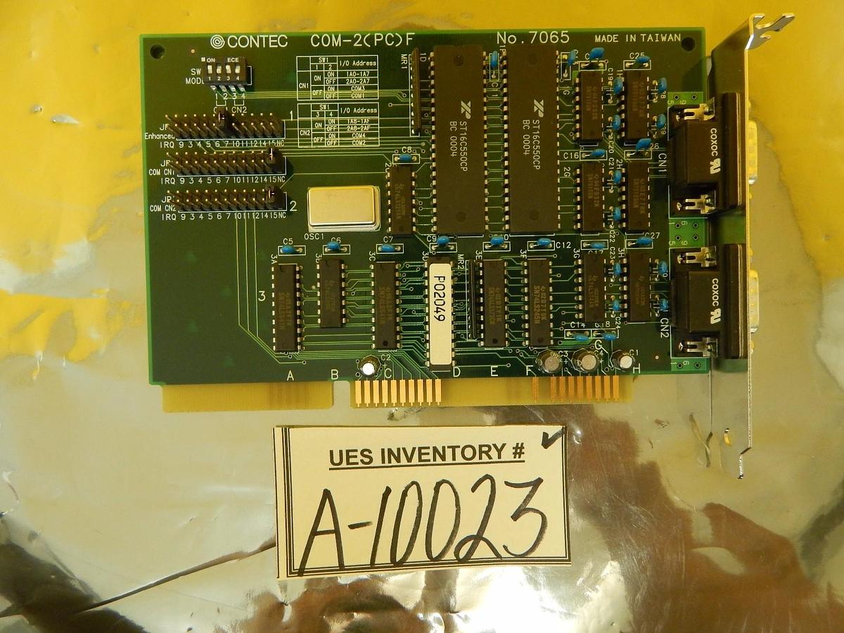 Used Contec COM-2(PC)F Communication Board PCB Card 7065 Used Working