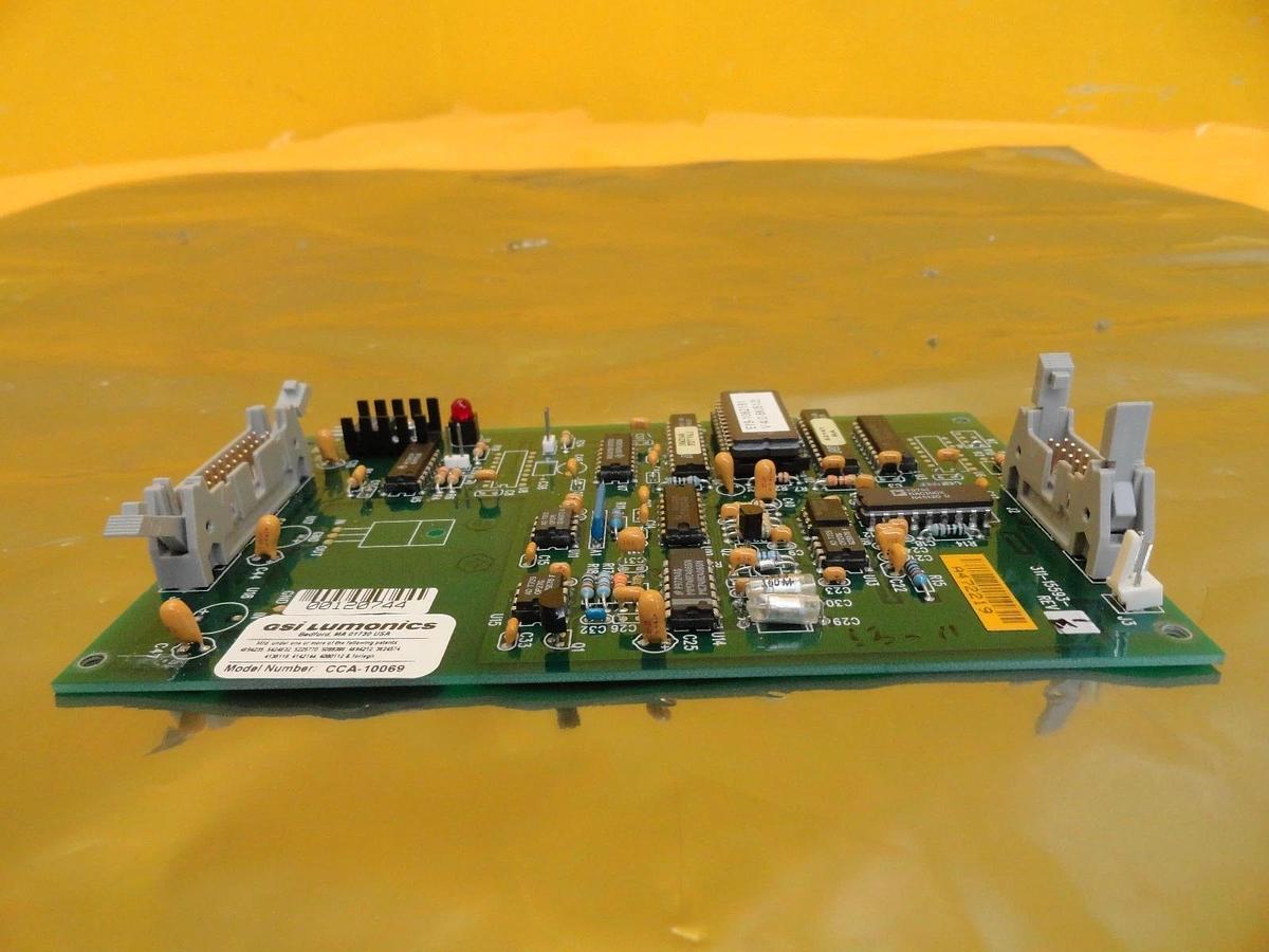 Used GSI Lumonics 311-15593-1 Processor PCB CCA-10069 KLA-Tencor CRS-3000 Working