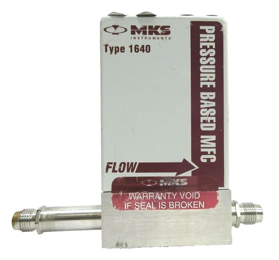 Used MKS Instruments 1640A-15722---S Pressure Based MFC 7%03/02 7.5 SLM Working