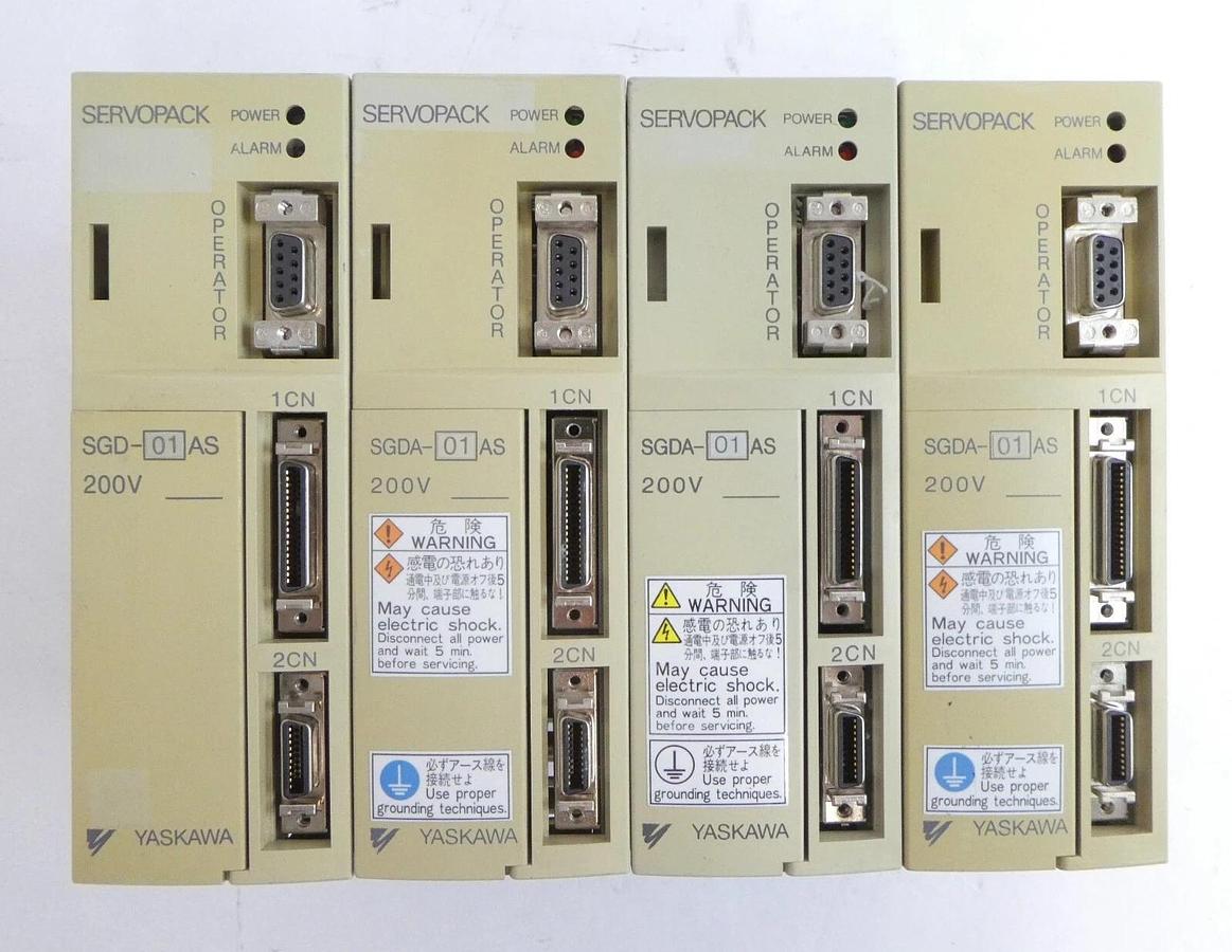 Used Yaskawa Electric SGDA-01AS SGDA-02AS Servo Driver Servopack Lot of 14 Working