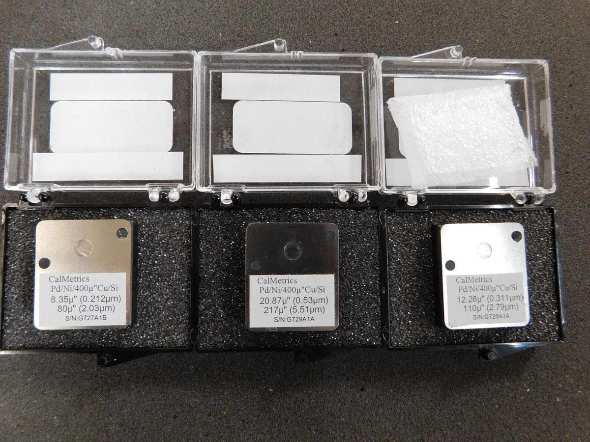 Used CALMETRICS SO7494-1 ISO17025 Accreditation Cert L2319 Set Working Surplus