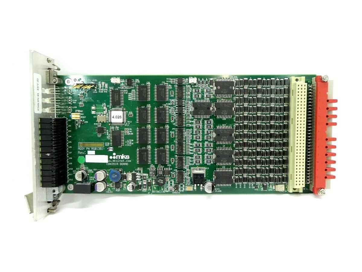 Used MKS Instruments AS01391-21-1 DeviceNet CDN391R PCB Card AMAT 0190-27707 Working