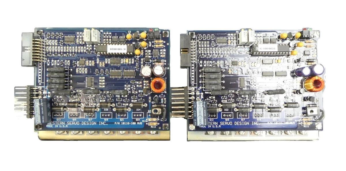 Refurbished Western Servo Design 10116-100 Driver PCB 501-23880-00 Lot of 2 Refurbished
