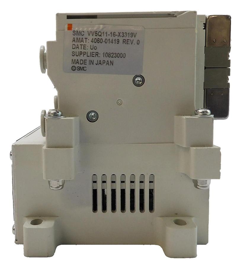 Used SMC EX420-SDN2-X4 16-Port Pneumatic Manifold VV5Q11-16-X3319V AMAT Working
