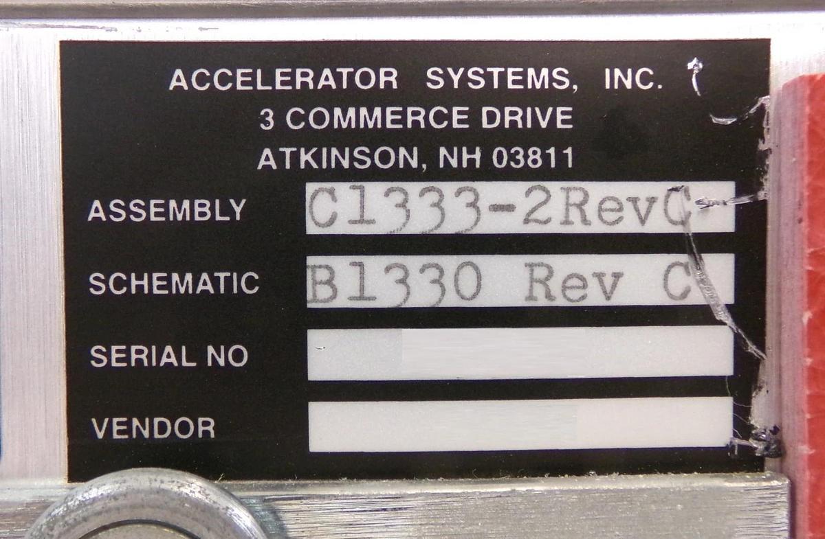 Used Accelerator Systems C1333-2 High Voltage Pulse Module Varian E19285080 Working