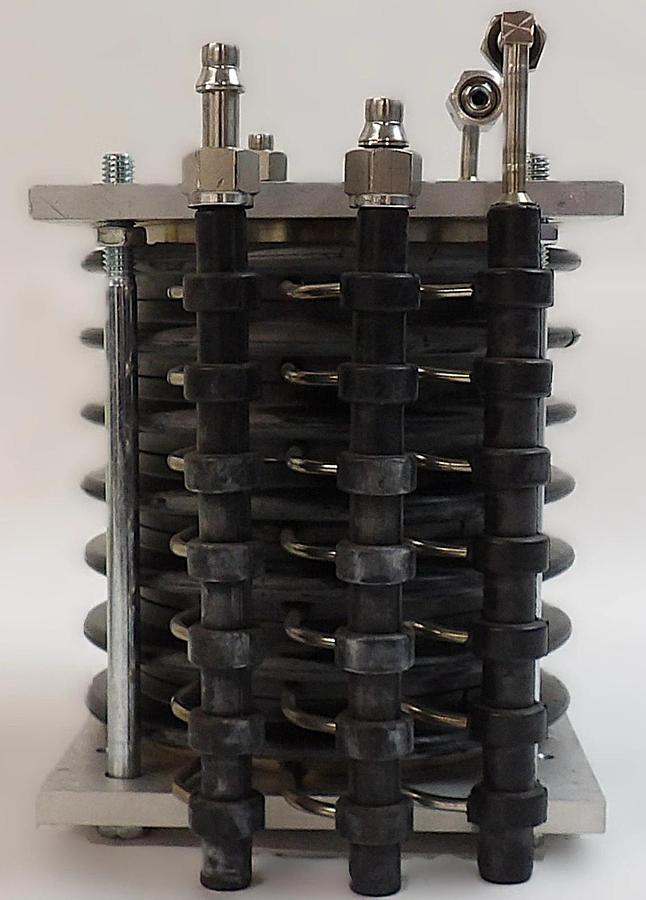 Used MKS Instruments Unmarked Ozone Generator Stack Assembly AX8400 Series Working