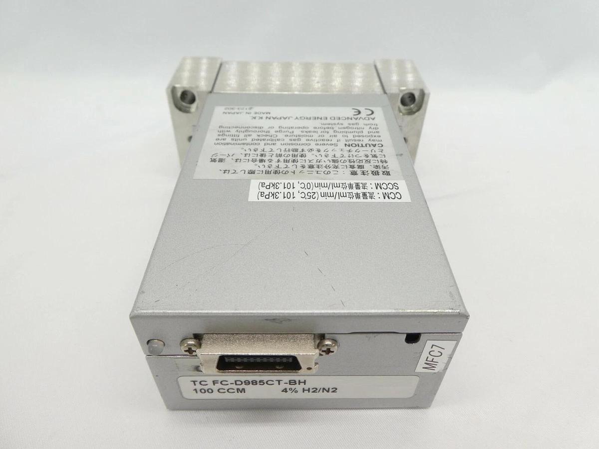 Used Aera FC-D985CT-BH MFC Mass Flow Controller FC-985c 100 CCM 4% H2/N2 Working
