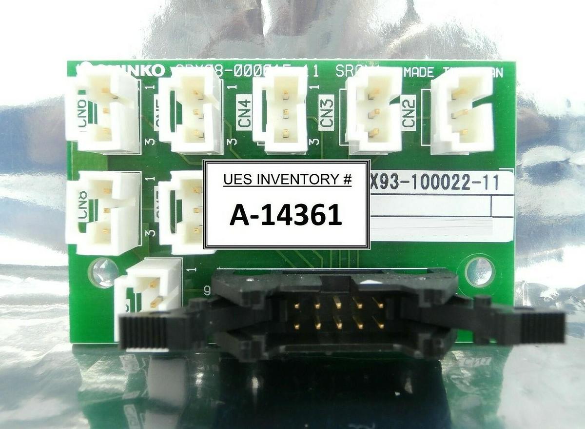 Used Shinko Electric SBX93-100022-11 Interface Board PCB SRCN1 SBX08-000015-11 Used
