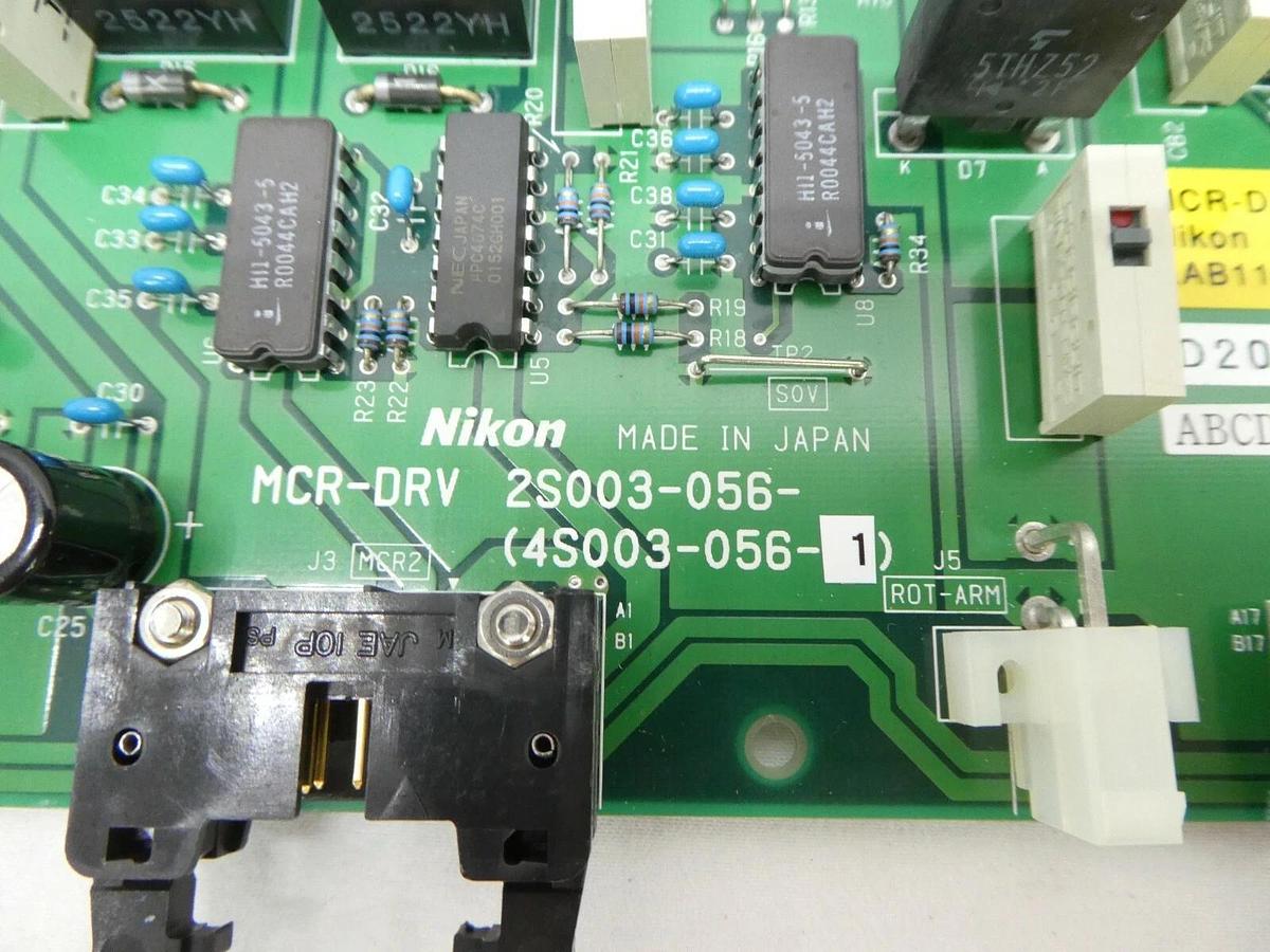 Used Nikon 2S003-056 Driver Board PCB MCR-DRV 4S003-056-1 KAB11000/3801-0 Working