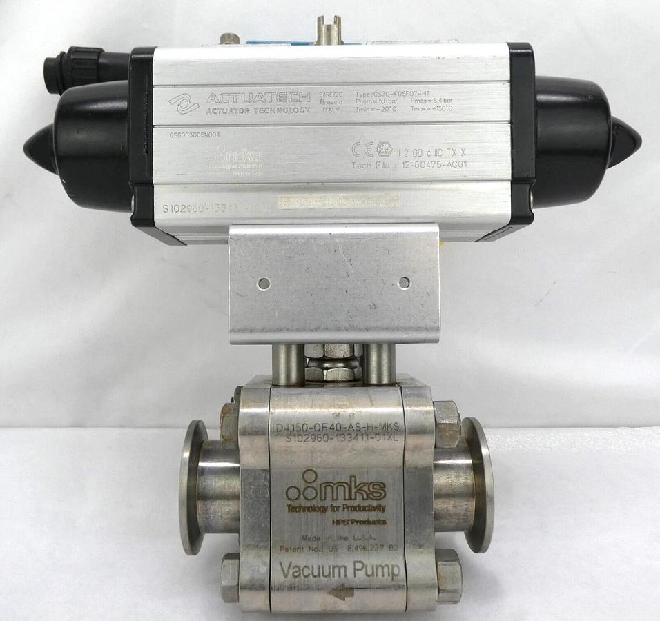 Used MKS Instruments D4150-QF40-AS-H-MKS Ball Valve S102960-133411-01XL Working