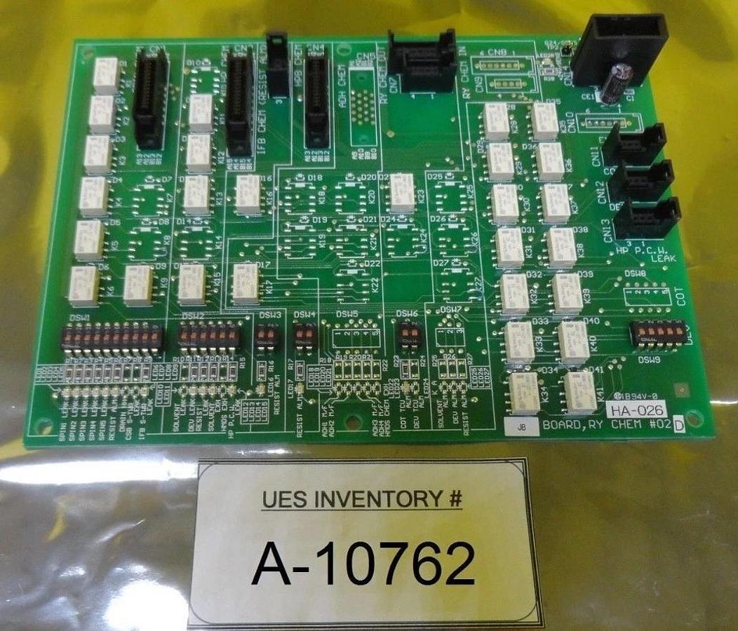 Used TEL Tokyo Electron HA-026 RY CHEM #02 Relay Board PCB PHA-015-0 Used Working