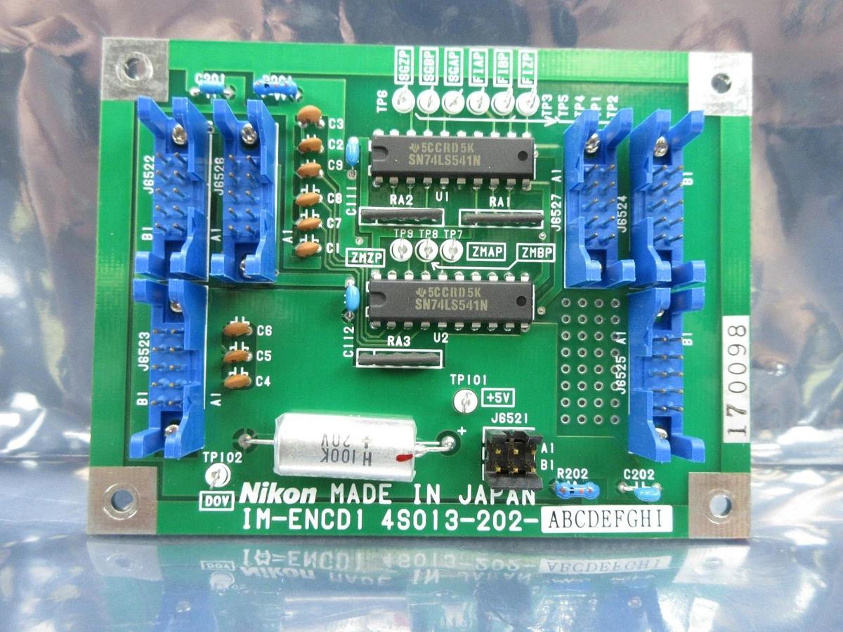 Used Nikon 4S013-202 Interface Encoder Board PCB IM-ENCD1 NSR-S202A Used Working