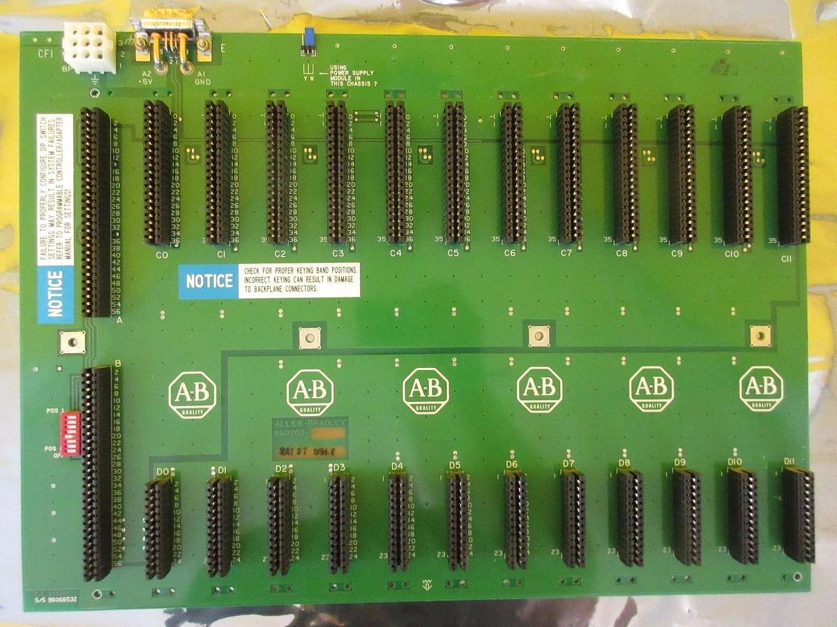 Used AB Allen-Bradley 960203 CFI Backplane Board PCB 96066522 Used Working