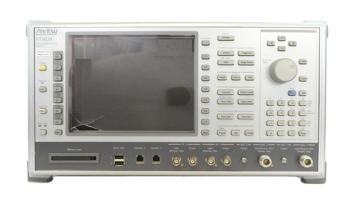 Used Anritsu MT8820C Radio Communication Analyzer GSM W-CDMA CDMA2000 LTE Spare