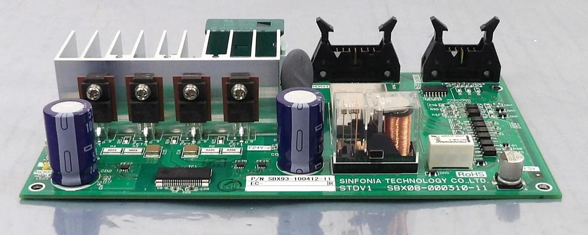 Used Sinfonia Technology SBX93-100412-11 Interface PCB STDV1 SBX08-000310-11 New