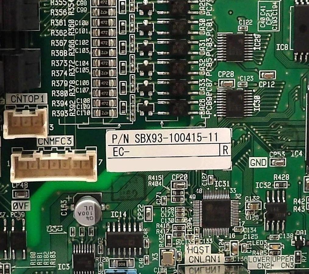 Used Sinfonia Technology SBX93-100415-11 Interface PCB SLPCPU8 SBX08-000312-12 New