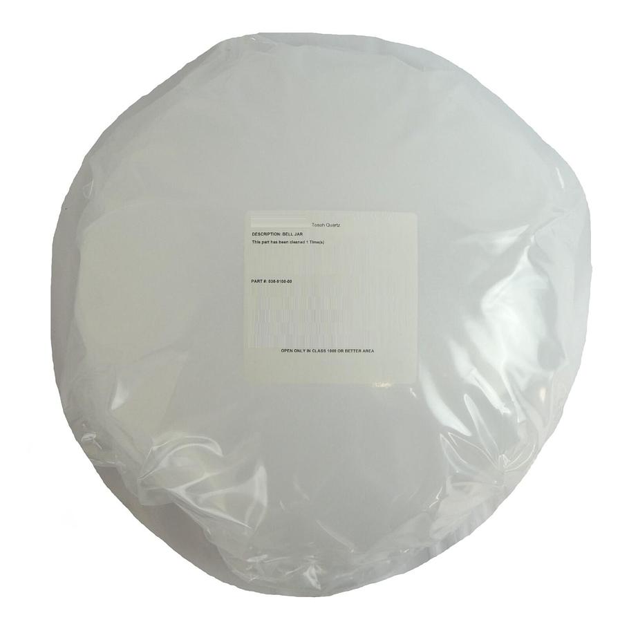 Refurbished Tosoh Quartz 036-8100-00 300mm Cleaned Quartz Bell Jar PC2 Refurbished