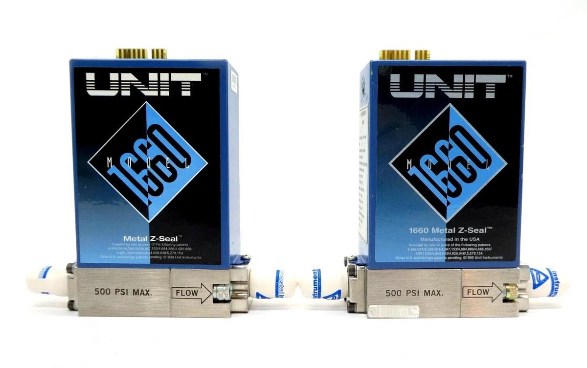 Refurbished UNIT UFC-1660 Mass Flow Controller MFC Reseller Lot of 7 OEM Refurbished