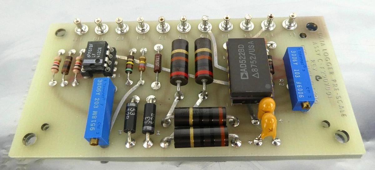 Used Varian F2907001 Pre-Scale Data Logger PCB Board F2908001 Working Surplus
