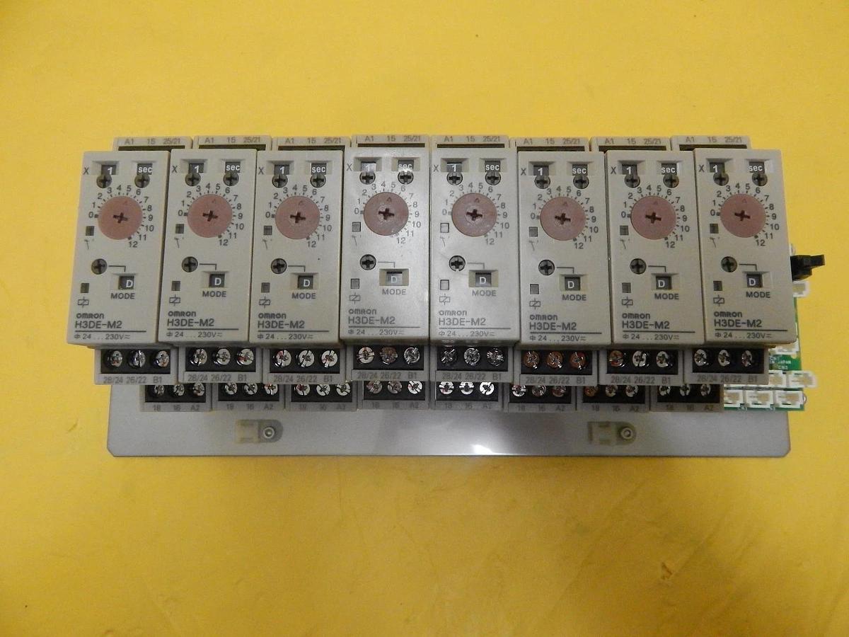 Used TEL Tokyo Electron Time Delay Relay Assembly Omron H3DE-M2 PR300Z Used Working