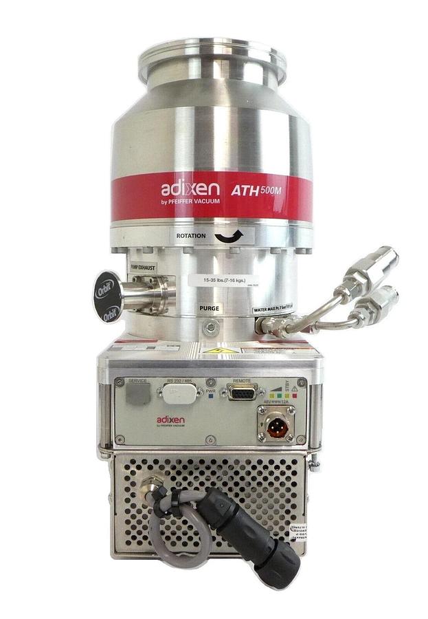 Used ATH 500M Pfeiffer Vacuum V13121B6 Turbomolecular Pump Turbo w/PS Working Surplus