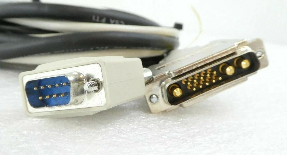 Used Brooks 002-8538-04 Prealigner Interface Cable Set of 2 KLA-Tencor eS31 Working