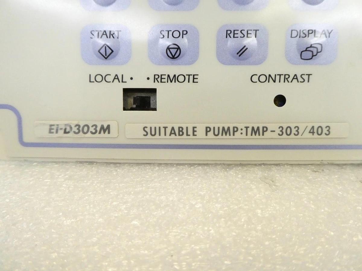 Used Shimadzu EI-D303M Turbomolecular Pump Controller Turbo Tested Working Surplus